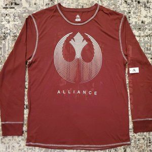 Disney Parks Star Wars Rebel Alliance Long Sleeve Shirt Men's Size XL NWT